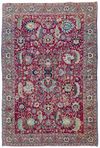 A TAHRAN CARPET WITH SILK, 19TH CENTURY