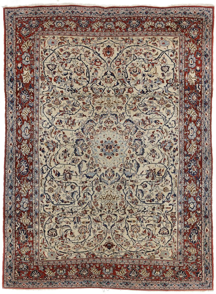 NAIN TUDESK RUG, EARLY 20TH CENTURY