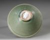 A CHINESE CELADON GLAZED BOWL,MING DYNASTY (1368-1644)