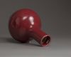 A Chinese copper-red crackle-glazed vase