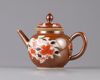 A Chinese 'Batavia ware' teapot and cover