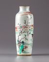 A Chinese Famille verte vase