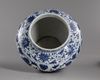 A Chinese blue and white jar