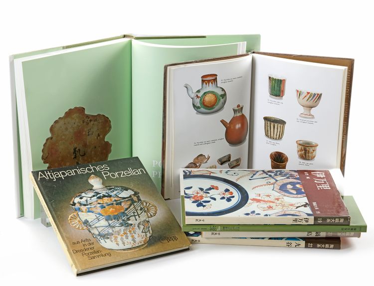 EIGHT BOOKS ON JAPANESE CERAMICS