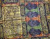 AN OTTOMAN METAL-THREAD CURTAIN OF THE HOLY KAABA DOOR (BURQA') WITH THE NAME OF ABDULHAMID II, DATED 1298AH/1880 AD