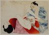 A Japanese shunga book