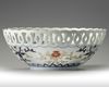 A Japanese openwork Imari bowl