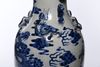 A PAIR OF LARGE CHINESE BLUE AND WHITE VASES