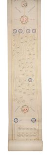 A LARGE OTTOMAN GENEALOGICAL SCROLL (SILSILENAME), TURKEY, 18TH CENTURY