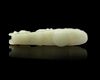 A LARGE WHITE JADE BELT HOOK, 19TH-20TH CENTURY