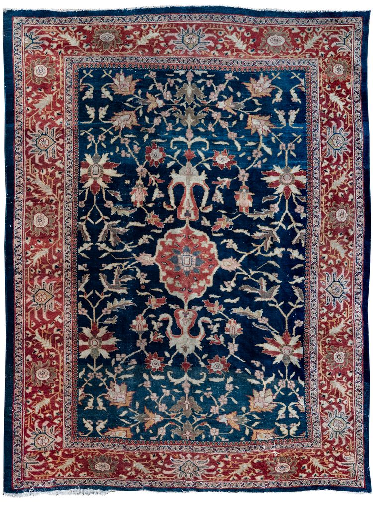 A ZIEGLER MAHAL CARPET, 19TH CENTURY