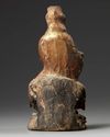 A CHINESE GILT-LACQUERED WOOD GUANYIN, 19TH CENTURY