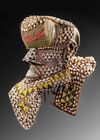 KUBA MASK ( BWOOM) WITH OUTSTANDING BEADWORK