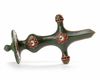 A MUGHAL GEM-SET JADE TALWAR HILT, INDIA, 19TH CENTURY