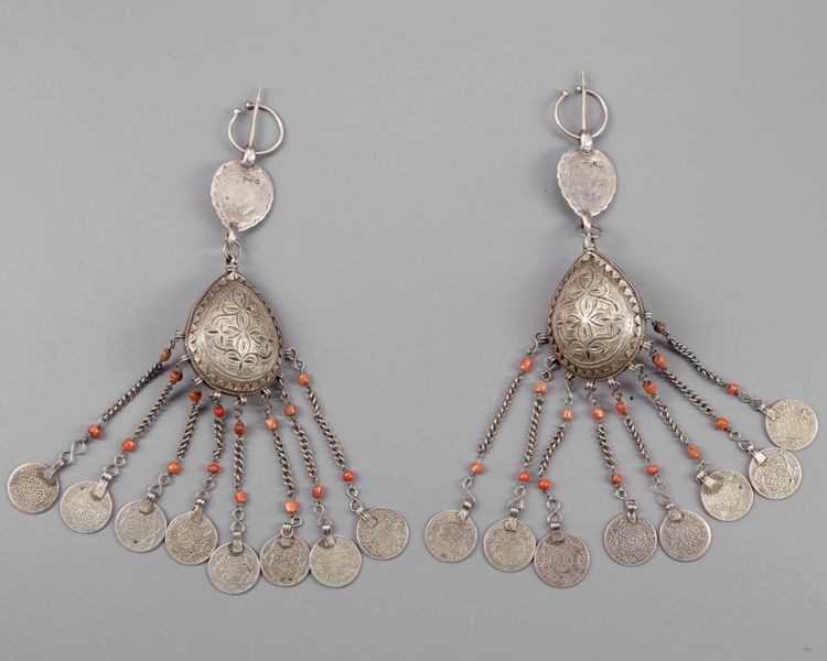 A pair of silver fibula