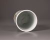 A Chinese famille verte brush pot, bitong