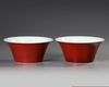 A PAIR OF CHINESE COPPER-RED-GLAZED BOWLS, QING DYNASTY (1644-1911)