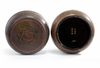 A Chinese Qiangjin and Tianqi lacquer circular box and cover