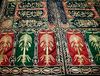 THE CURTAIN OF THE KAABA DOOR (BURQA') WITH THE NAME OF ABDULHAMIT II, DATED 1299 AH/1882 AD