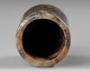 A BROWN JADE BRUSH HOLDER, CHINA, SONG DYNASTY. (960–1279)