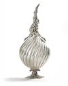 AN OTTOMAN SILVER ROSE WATER SPRINKLER, 19TH CENTURY