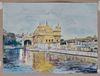 VIEWS OF THE GOLDEN TEMPLE AT AMRITSAR EUROPEAN SCHOOL, 19TH CENTURY