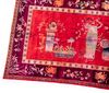 A RARE SILK WALL HANGING RUG, CHINA, 1900
