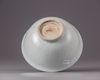 A Chinese Shufu-style white-glazed moulded 'dragon' bowl