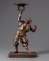 A gilt Japanse bronze figure