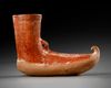 AN AMLASH RHYTON POTTERY IN FORM OF SHOES, CIRCA 1ST MILLENNIUM B.C.