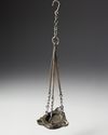 A BYZANTINE BRONZE HANGING LAMP, 6TH-7TH CENTURY AD