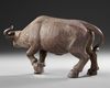 A CHINESE TERRACOTTA BULL, 19TH-20TH CENTURY