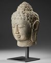 HEAD OF BUDDHA – JAVA, SRIVIJAYA ERA, 9TH CENTURY