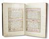 A LARGE ILLUMINATED QURAN, CENTRAL ASIA, WRITTEN BY MUHAMMED AMIN SUKRI AND DATED 1288AH/ 1871AD