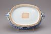 A blue and white porcelain chestnut-basket