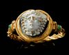 AN EXCEPTIONAL ROMAN GOLD BRACELET WITH A CAMEO MOUNTED ON THE CENTRAL MEDALLION, CIRCA 2ND-3RD CENTURY A.D.