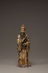 A soapstone figure of Cao Guojiu