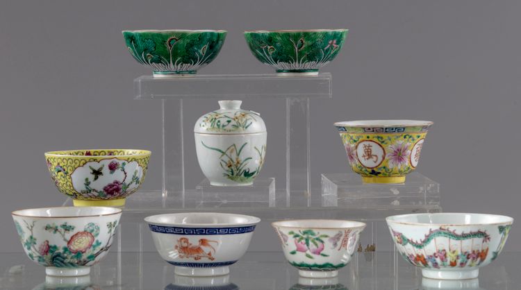 A group of Chinese famille rose porcelain
