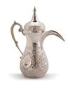 A SILVER COFFEE POT (DALLAH), KUWAIT, CIRCA 1950