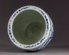 A Chinese blue and white 'Three Friends of Winter' jardiniere
