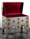A LARGE SYRIAN MOTHER-OF-PEARL WEDDING TRUNK, 19TH-20TH CENTURY