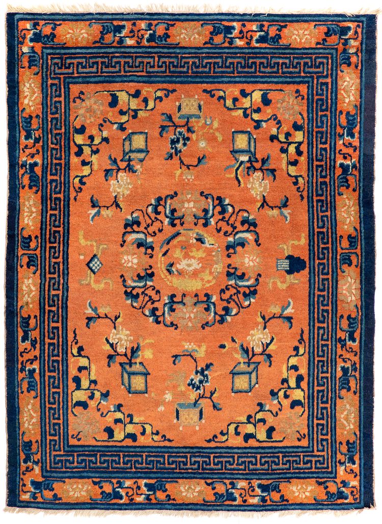 A NINGXIA CARPET, FIRST HALF 19TH CENTURY