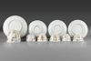 A JAPANESE COLLECTION OF SIX CUPS AND FOUR SAUCERS, 18TH CENTURY