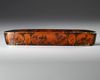 A QAJAR LACQUERED PAPIER-MACHÉ QALAMDAN (PEN BOX), PERSIA, 19TH CENTURY
