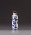 A Chinese blue and white snuff bottle