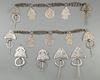 Three pairs of silver fibula's