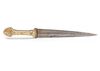 A LATE SAFAVID BONE-HILTED DAGGER (KANJER), PERSIA, DATED 1121 AH/1709 AD