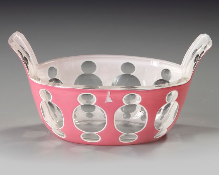 A BOHEMIAN BOWL, MADE FOR THE OTTOMAN AND ISLAMIC MARKET, 19TH CENTURY