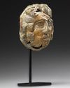 A GRECO-ROMAN GILT BRONZE MASK, CIRCA 1ST CENTURY B.C. / A.D.