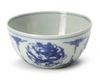 A CHINESE BLUE AND WHITE WINE CUP, 19TH CENTURY